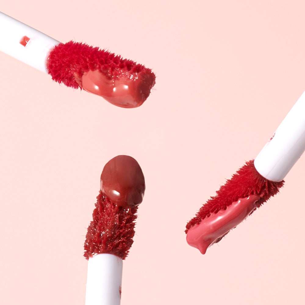 TroisTouch Heart Glace Tint – Dewy Glass Lip Tint with Moisturizing Glow