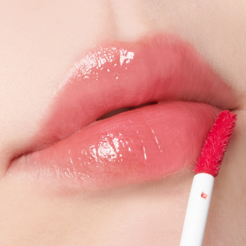 TroisTouch Heart Glace Tint – Dewy Glass Lip Tint with Moisturizing Glow