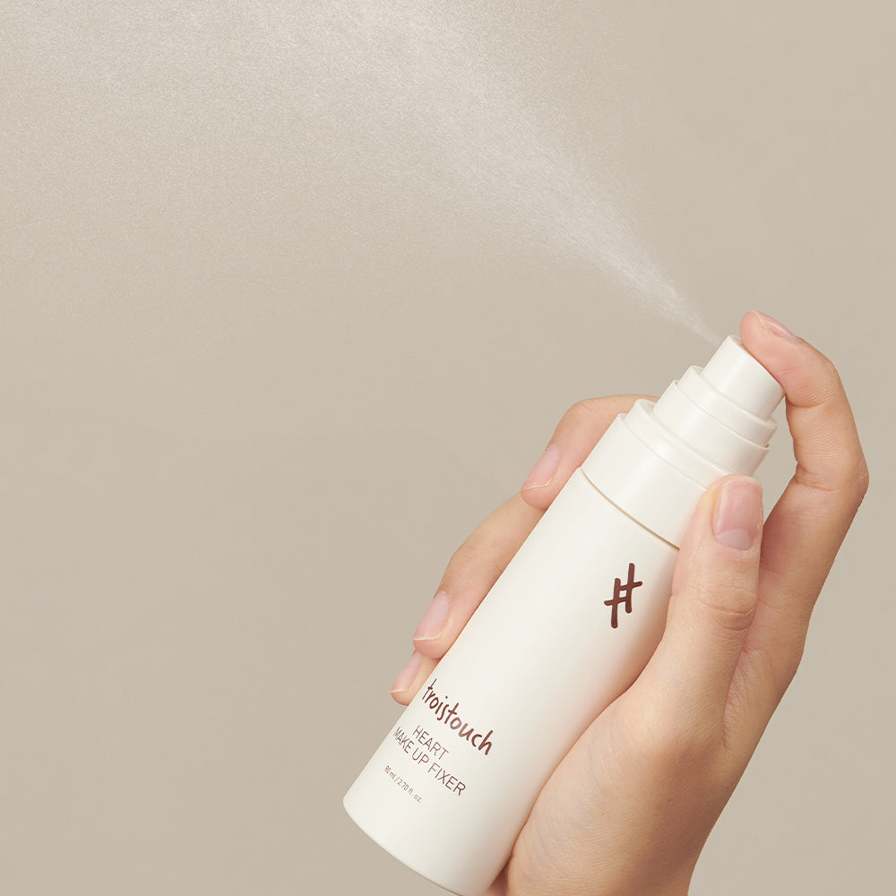 TroisTouch Heart Fixer – Long-Lasting Hydrating Makeup Setting Spray
