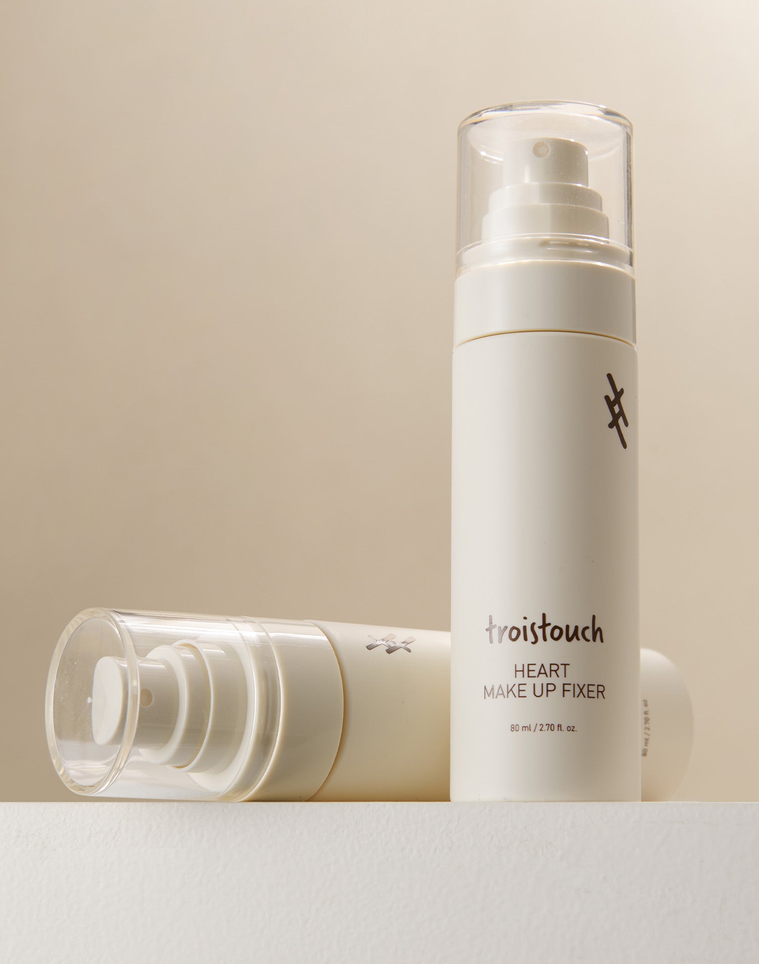 TroisTouch Heart Fixer – Long-Lasting Hydrating Makeup Setting Spray