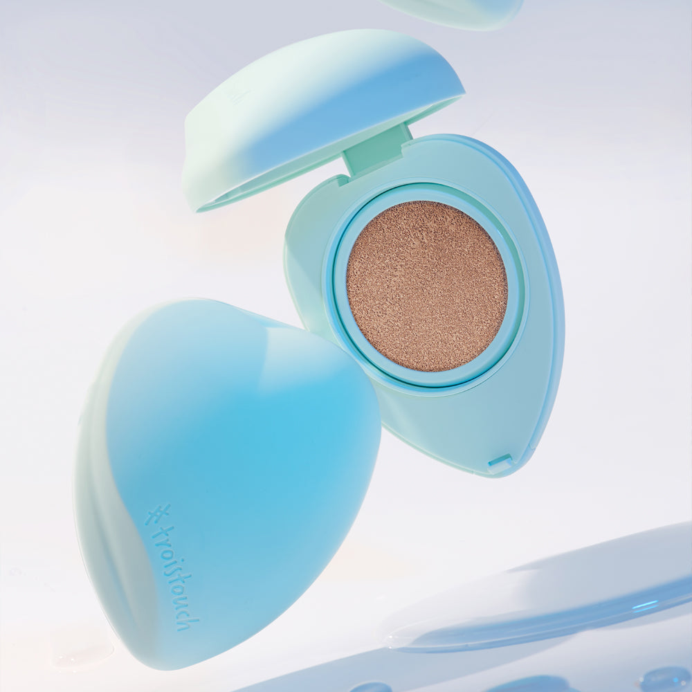 Heart Aqua Bare Cushion No.21