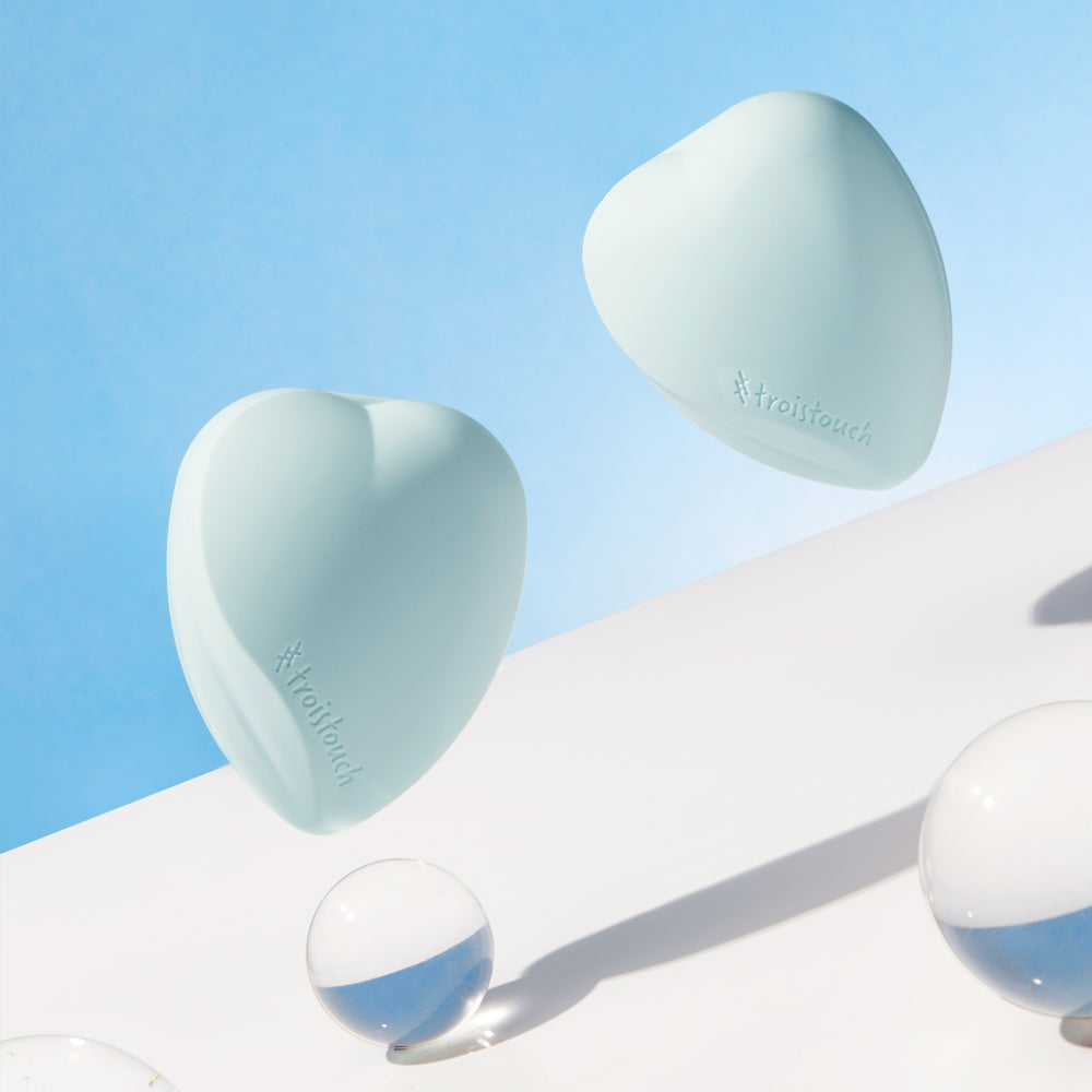 Heart Aqua Bare Cushion No.21