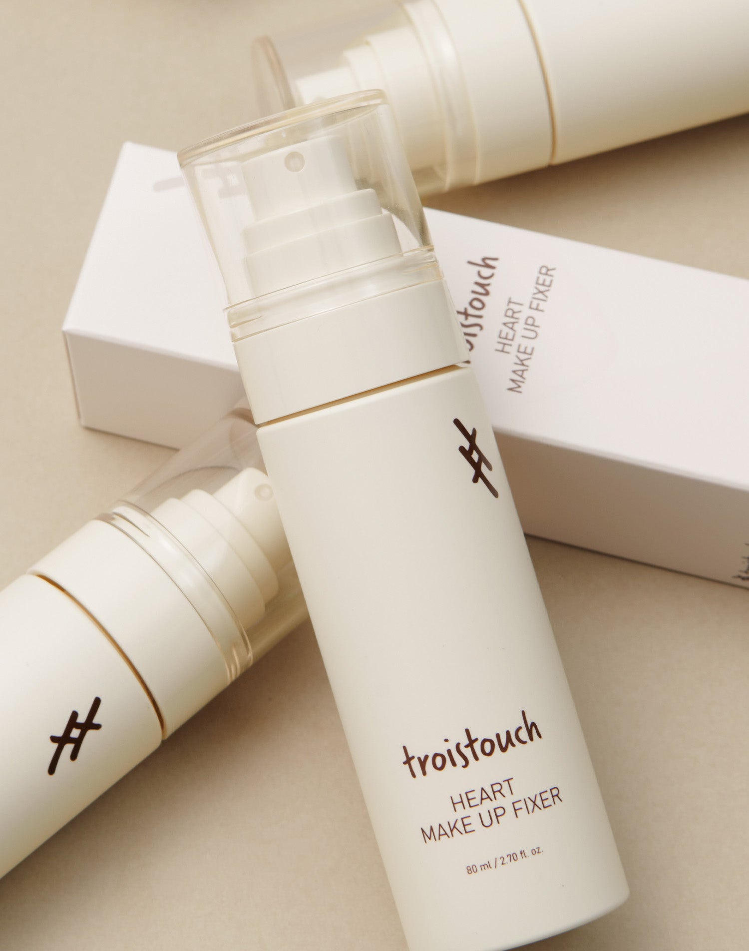 TroisTouch Heart Fixer – Long-Lasting Hydrating Makeup Setting Spray